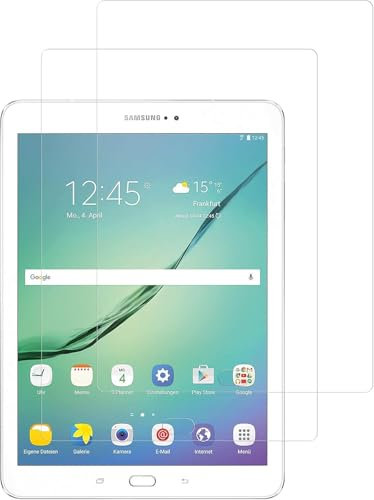 WEOFUN 2 Stück Schutzfolie für Panzerfolie für Samsung Galaxy Tab S3/S2 9.7 Zoll [0.33mm, 9H, Ultra-klar]