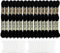 16 pezzi di filo da ricamo nero con 16 bobine, ricamo seta da ricamo a croce nera filo di cotone per lavori a mano, per lavori a maglia, ricamo progetti di cucito