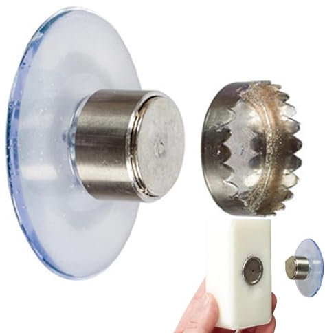 Porte-Savon Magnétique avec Ventouse Porte-Savon Magnétique Rangement dans La Douche Support De Rangement Mural Magnétique pour Savon De Douch, pour Salle De Bain Evier Baignoire Cuisine