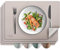 smøla Tischsets aus PU-Leder 4er Set I Platzset Abwaschbar I Platzdeckchen Set in Lederoptik I Untersetzer für Teller I Tischunterlage Esstisch I Tischdeko Frühling, Lila/Silber
