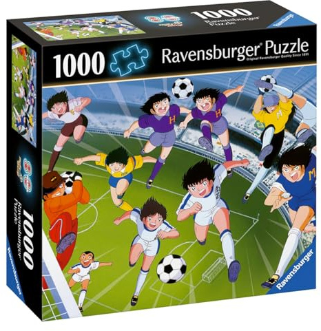 Ravensburger Puzzle 1000 Pieces, Holly and Benji — Puzzle für Erwachsene ab 14 Jahren, 70 x 50 cm, Puzzle mit Nostalgie-Effekt für Erwachsene, 80er Mania-Kollektion, Geschenkideen