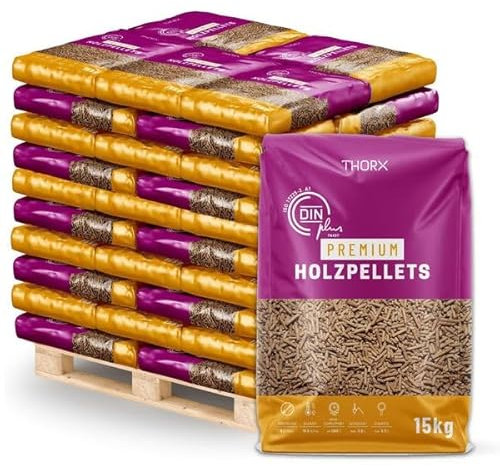 Premium Holzpellets 600 kg Palette CO?-neutral & umweltfreundlich