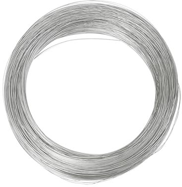 Filo in acciaio inossidabile di media durezza da 20 m - da 1 mm a 3 mm - Perfetto for la creazione di gioielli, l'incisione e il confezionamento(1mm)