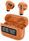 Allayu Retro Wireless Headphones With Stopwatch Timing Mode Portablefor Bluetooth ABS Bluetooth 5.3 Headphones Cancelling, orange