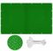 Voile d'ombrage rectangulaire pour extérieur, 5 x 5 m, pour terrasse, jardin, piscine, balcon, vert foncé