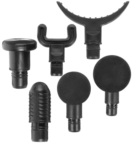 HOMOCONO Muskelentspannung Massagekopf 6 Stück Massagepistole Aufsätze Stoßdämpfend Adapter für Fitnessstudio und Sportler