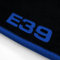 Autoteppich Stylers ATS-Q300_E39-204_BMW Fußmatten mit Stick (E39) und Rand in Royalblau
