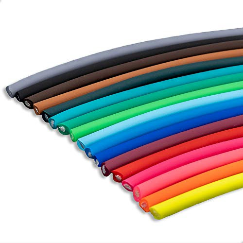 Bio-Leine Meterware aus runder Biothane in Neonorange - 8 mm Durchmesser I für schmutz- und Wasserabweisende Hundeleine Schleppleine Longen Leinen - bis 30m