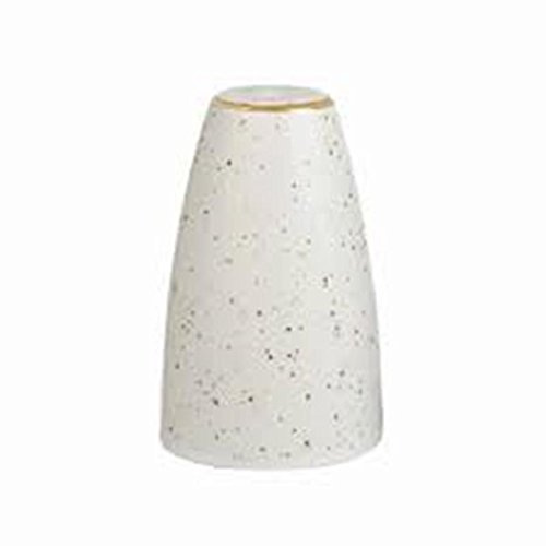 Churchill Stone Cast Barley White – Salt Shaker – 7 cm, Pack of 12)