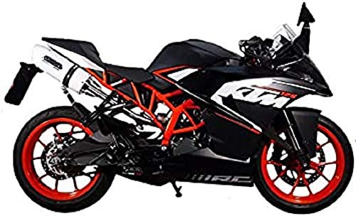 POT GPR EXHAUST SYSTEMS .70.ALB RC 125 2014/16 POT D'ECHAPPEMENT HOMOLOGUÈ ALBUS CERAMIC Vresione haute,Il comprend carénage couverture, nécessaire de fil repose-pieds arrière