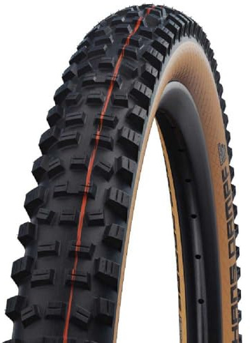 Schwalbe Unisex's HANS DAMPF Evo, Snakeskin, TLE Tyres, Black, 60-622, 1402989507