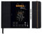 Rhodia 116116C - Carb'On Book DIN A5 (14,8x21 cm), 56 Blatt, blanko, Clairefontaine Papier Carb'On schwarz 120g, Gummizugverschluss, Lesezeichen, Cover aus Kunstleder Schwarz, 1 Stück
