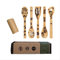 longer Laser Carving Bamboo Cutlery Set, Bamboo Cutlery Set, Bamboo Cutlery Set, Laser Carving Bamboo Cutlery Set, Western Tableware Set