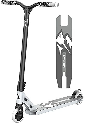 PLAYSHION Stunt Scooter Freestyle Tretroller 100mm Wheel mit ABEC 9 Kugellagern für Kinder und Erwachsene