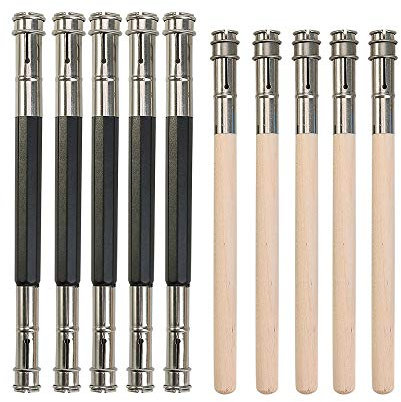 Liitata Art - Estensore per matite, regolabile, doppia testa, per uso scolastico e ufficio, 10 pezzi