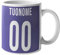 CHEMAGLIETTE! Tazza personalizzata Divertente Idea Regalo Mug Simpatica Con Stampa Nome e Numero Squadra del cuore Tifosi Viola