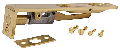 Flush Bolt for Double Doors | Polished Brass | 250mm