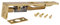Flush Bolt for Double Doors | Polished Brass | 250mm