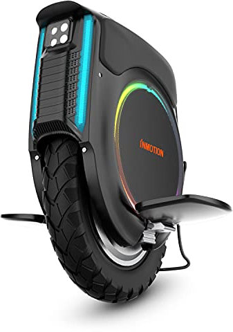 INMOTION Elektro-Rad V12 High Speed, Erwachsene, Schwarz, Einheitsgröße EU, Motor 2500W, Reichweite bis zu 160km, Geschwindigkeitsbeschränkung 20km/h, Luftbereifung 16, Touchscreen, Lautsprecher