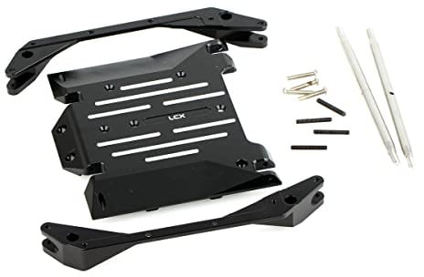 LCX Racing 1/10th RC Crawler Car CNC Machined Currie Aluminum Center Skid Plate Transmission Mount for Axial RBX10 RYFT AXI03009 AXI03005, Upgrades Parts Accessories