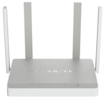 Keenetic Hero AX1800 Mesh-Wi-Fi-6-Router mit einem 5-Port-Gigabit-Smart-Switch, SFP-Combo-Port, USB-2.0- und USB-3.0-Ports