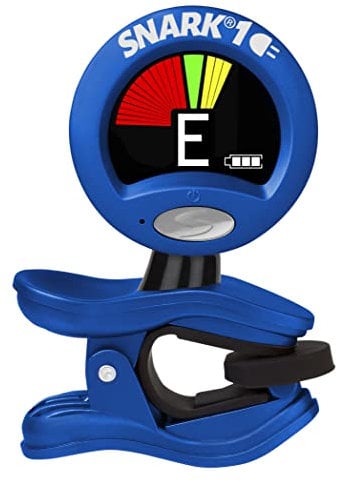 Snark SN1RE Rechargeable Clip-On All-Instrument Tuner - Blue | USB Charging | Rotating Screen | Cleaning cloth and case included