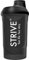 STRIVE Protein Shaker - BPA frei - Hergestellt in der EU - Premium Eiweiß Shaker mit Siebeinsatz für cremige klumpenfreie Shakes - auslaufsicher mit Skala 600ml - Farbe: Black Ice