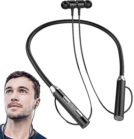 Bluetooths 5.1 Neckband Earphones | Sports Magnetic Neckband Wireless Headsets | Bluetooths Headset for Running, Horse Riding and Hiking, Fitness, Compatible for