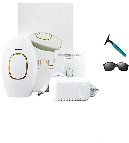5minskin At-Home Laser Haarentfernung Handgerät, 5minskin Laser Haarentfernung, Licht Haarentfernung Geräte, Laser Haarentfernung Geräte für Frauen Männer (Weiß)