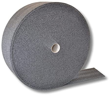 dm-folien gmbh 1 Rolle Premium Randdämmstreifen grau I 350mm x 20mm x 25m I verschiedene Abmessungen I formstabile Dämmstreifen für Estrich I PE-Schaum Randstreifen für Fußboden & Dämmung