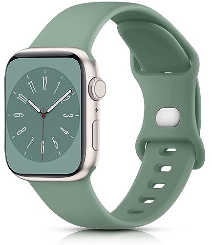 Meliya Cinturino per Apple Watch Cinturino 38mm 40mm 41mm 42mm 44mm 45mm 46mm 49mm, Silicone Cinturino di Ricambio per iWatch SE/Apple Watch Series 10 9 8 7 6 5 4 3 2 1 Ultra