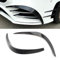 HOCAH Paraurti Anteriore Auto Splitter Laterale Fendinebbia Griglia Presa d'Aria Coperchio Presa d'Aria per Mercedes Benz Classe A W177 A180 A200 2019-2023, Accessori Esterni,Carbon Fiber Look