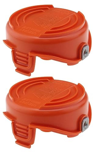 YINETTECH 2 Stück Fadenschneider Spulenkappe Kompatibel mit Black & Decker GL7033 GL8033 GL9035 GL315 GL350 GL651S BGL652 90583594 Rasentrimmer Spulenabdeckung
