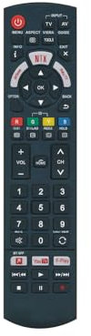 Jolly Line Compatible, Telecomando Universale TV per PANASONIC, Compatibile con televisore PANASONIC, nessuna Configurazione richiesta, JL1722/COMP