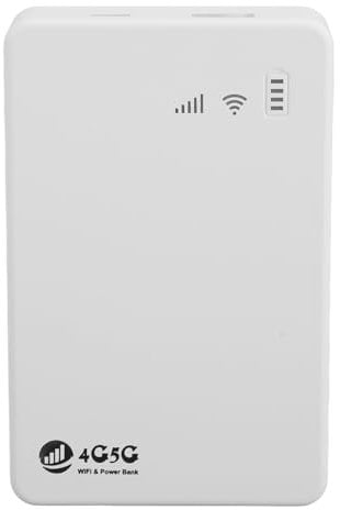 Mobiler WLAN-Hotspot, 5G Entsperrter 300 Mbit/s 4G LTE-Router mit SIM-Kartensteckplatz, Unterstützt 10 Geräte 10000 MAh Tragbarer WLAN-Modem-Router, für die Arbeit auf Reisen zu