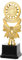 SWAYVES Trofeo Premio Oro Mini Trofeo Di Plastica Trofei Di Plastica per Bambini Coppe Trofeo Di Plastica Coppa Dei Vincitori/Golden/22 * 8 * 7.5Cm
