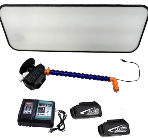 Bceer-EU Lampada per Ammaccature per Auto Grande da 60 Cm PDR Leggero 9 Regolazione degli Stili di Luce con Due Grandi Batterie da 6000 mAh E Un Caricabatterie