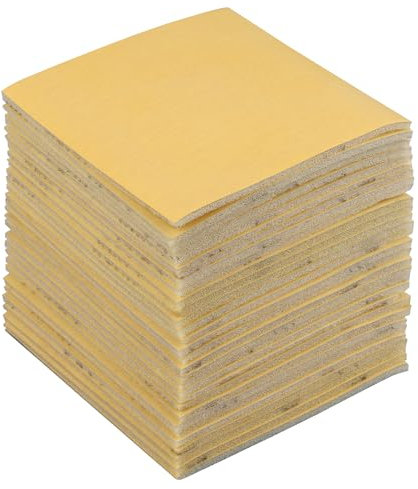 Shineboc 18pcs éponges Abrasives, Blocs De Ponçage, Grain 800, Blocs De Sable en Mousse Souple, Papier De Verre Sec Et Humide pour Bois Et Métal