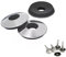 SDKZBFC 50PCS M4.2mm Étanche Joint Rondelle, 304 En Acier Inoxydable EPDM Scellé Néoprène En Caoutchouc Rondelles D'étanchéité Collé