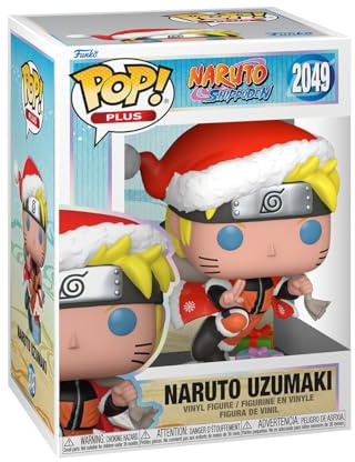 Funko POP! Plus: Naruto Shippuden - Naruto Uzumaki (Holidays) | Official Anime Merch - Collectable Vinyl Figurine for Shelf Display - Birthday Gift Idea for Fans and Collectors