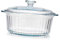 Zerodeko Cocotte Ronde Avec Couvercle En Verre 2 4 L Verre Borosilicaté Répartition Homogène De La Chaleur Indispensable Pour
