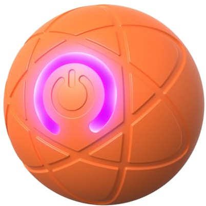 Asyduey New Smart Dog Toy Ball Electronic Interactive Pet Toy Moving Ball USB Automatic Companion Toy Jumping Ball