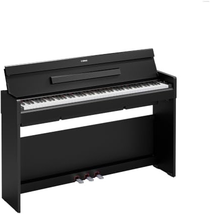 YAMAHA ARIUS YDP-S36 Digital Piano – 88 Weighted Keys GHS Keyboard, CFX Concert Grand Voice, Slim Design, Bluetooth, 3 Pedals, Ideal For Home And Beginners – Black