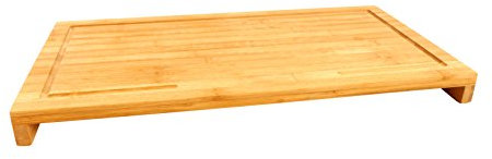 Kesper Schneide- und Abdeckplatte Bambus Holz Herd Küche Schneidebrett Brett
