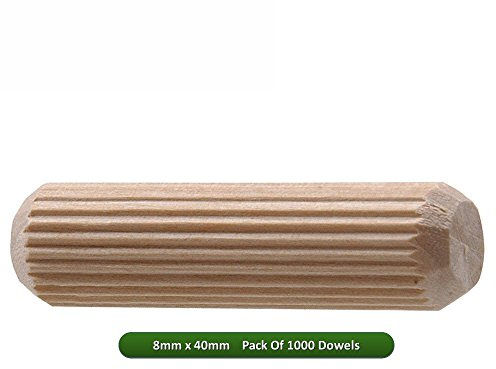 Fort Fasteners Wooden Dowel 8mm x 40mm Pack of 1000