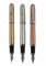 3 Stück jinhao X750 Füllfederhalter mittel 18KGP Nippe in 3 Farben (Gold, Silber, Roségold) mit transparentem Stifttasche