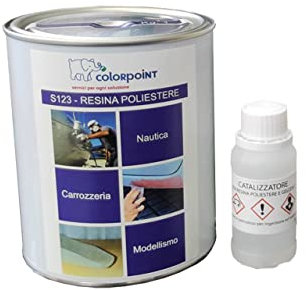 RESINA PER NAUTICA IMBARCAZIONI KG. 1 + CATALIZZATORE