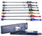 Gazelle Trading Quick Release Fahrrad Spieß Set vorne und hinten QR Achse Spiewer Set für Rennrad, Mountainbike, MTB BMX Paar, Gold