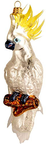 Impuls Christbaumschmuck Figuren Tiere (Papagei Kakadu 14cm)