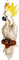 Impuls Christbaumschmuck Figuren Tiere (Papagei Kakadu 14cm)